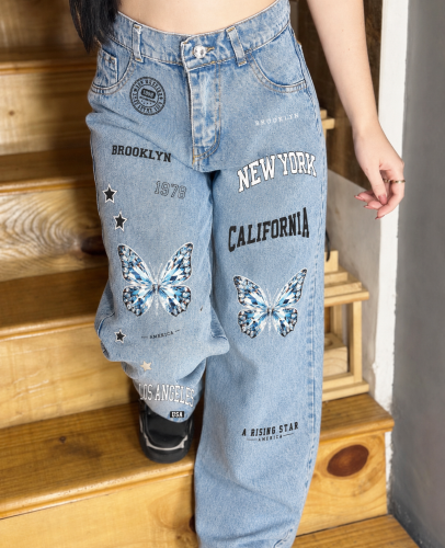 Wide Leg Fantasy Mariposa