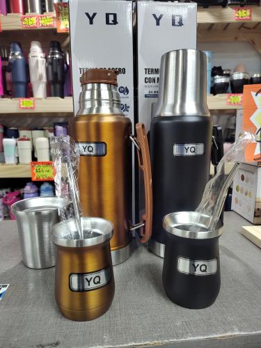 Termo System 1l con Mate y Bombilla