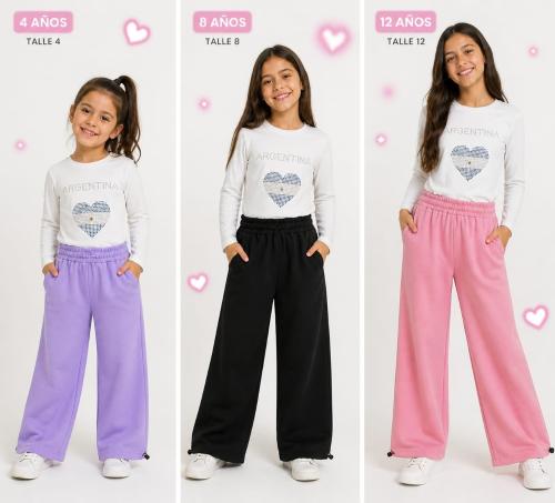Pantalón Palazo Friza Peinado Alma