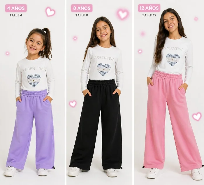 Pantalón Palazo Friza Peinado Alma