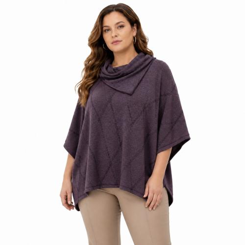 Poncho de Lanilla con Lurex