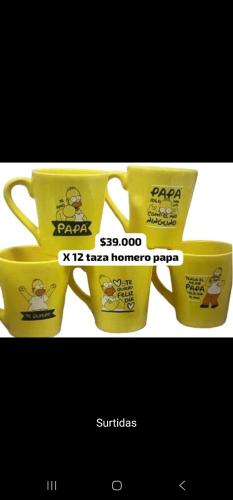 12 Taza Homero Papa