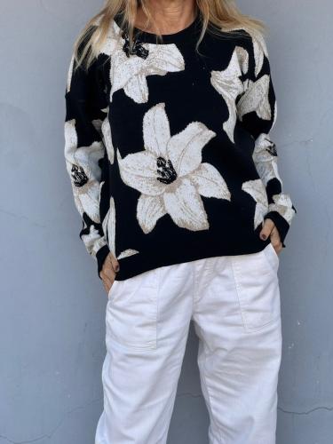 Swetter  Flor Estampado