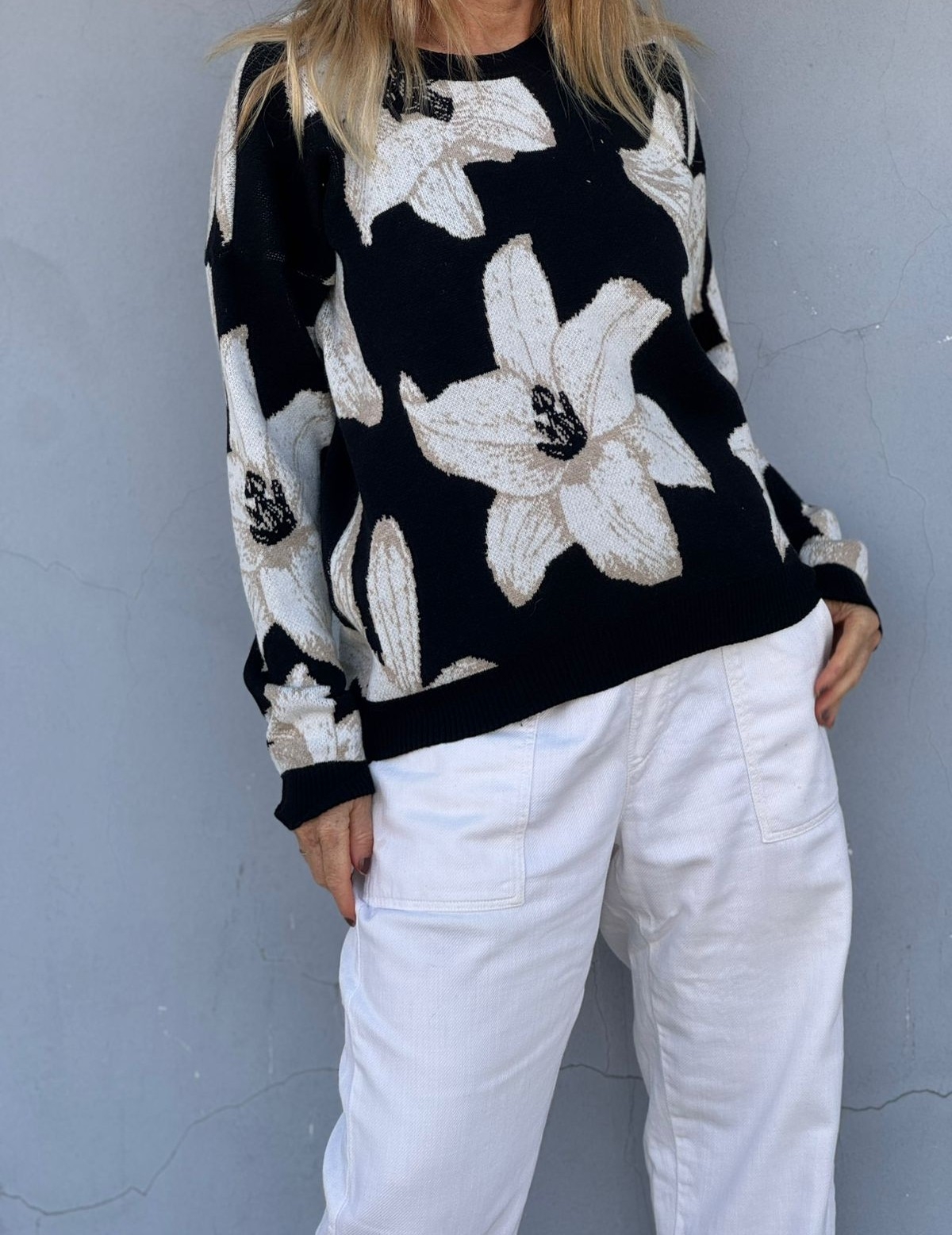 Swetter Flor Estampado - Imagen 5