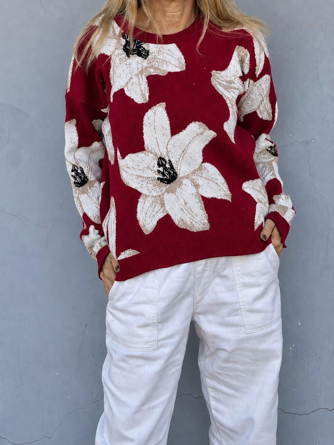 Swetter Flor Estampado - Imagen 6
