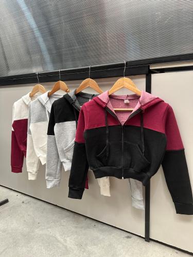 Campera Pupera Bicolor Friza Peinada - Miniatura 3