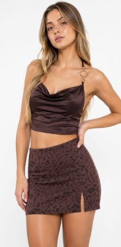 Pollera Gamuzada Print