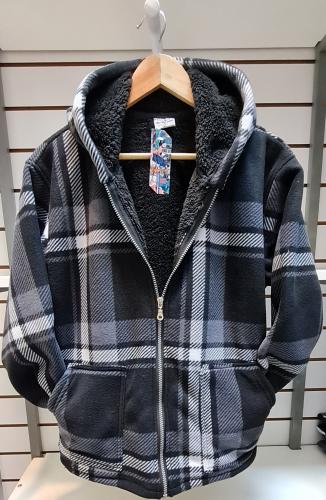 Campera Polar C/piel - Miniatura 2