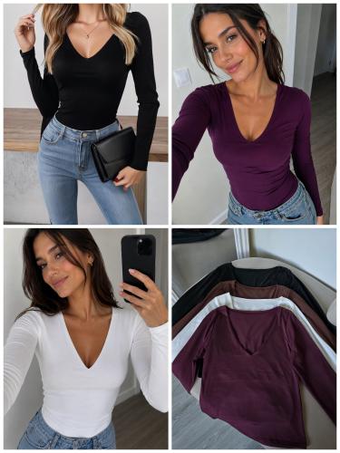 Camiseta Escote V
