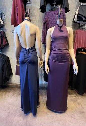 Vestido Nala Microfibra con Frunce