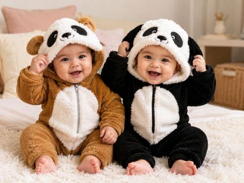 Enterizo Panda Bebé.