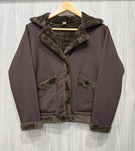 Campera Jersey con Piel