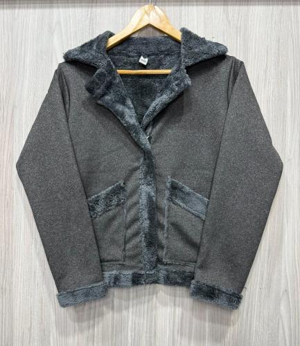 Campera Jersey con Piel - Miniatura 2