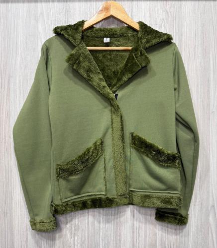 Campera Jersey con Piel - Miniatura 5
