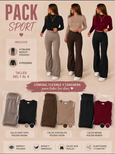 Pack Sport X8 Calzas