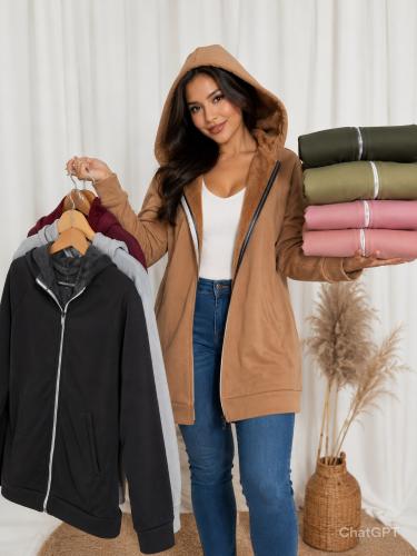 Campera de Dama con Piel