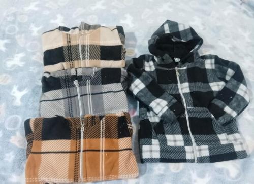 Campera Cuadro con Corderito - Miniatura 2