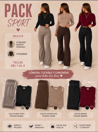 Pack Sport X8 Calzas