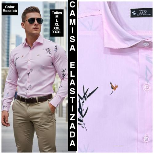 Camisas Elastizadas  Modelo Entallado - Miniatura 2