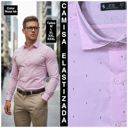 Camisas Elastizadas  Modelo Entallado - Miniatura 8