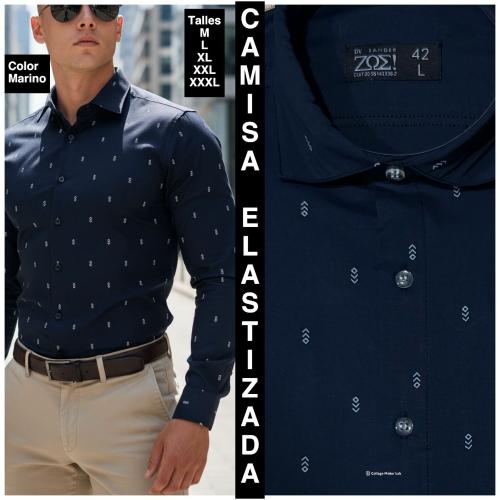 Camisas Elastizadas  Modelo Entallado - Miniatura 5