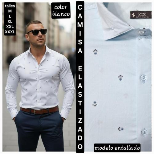 Camisas Elastizadas  Modelo Entallado - Miniatura 7