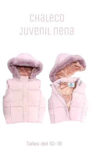 Chaleco Impermeable de Nena del 10 al 18