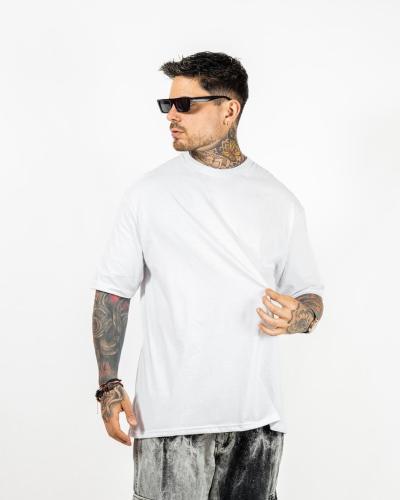 Remera Oversize Liso Blanco