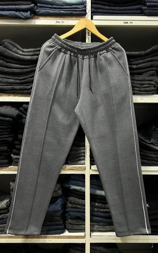Pantalón Frisa + Vivo Gris Oscuro