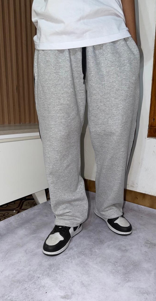 Joggin Baggy con Vivo y Regulador Friza Semi Peinada Muy Buena Calidad Color Melange - Imagen 5