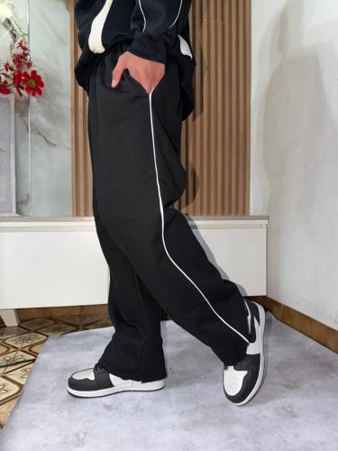 Joggin Baggy Black  con Vivo y Regulador Friza Intermedia Muy Buena Calidad - Miniatura 5