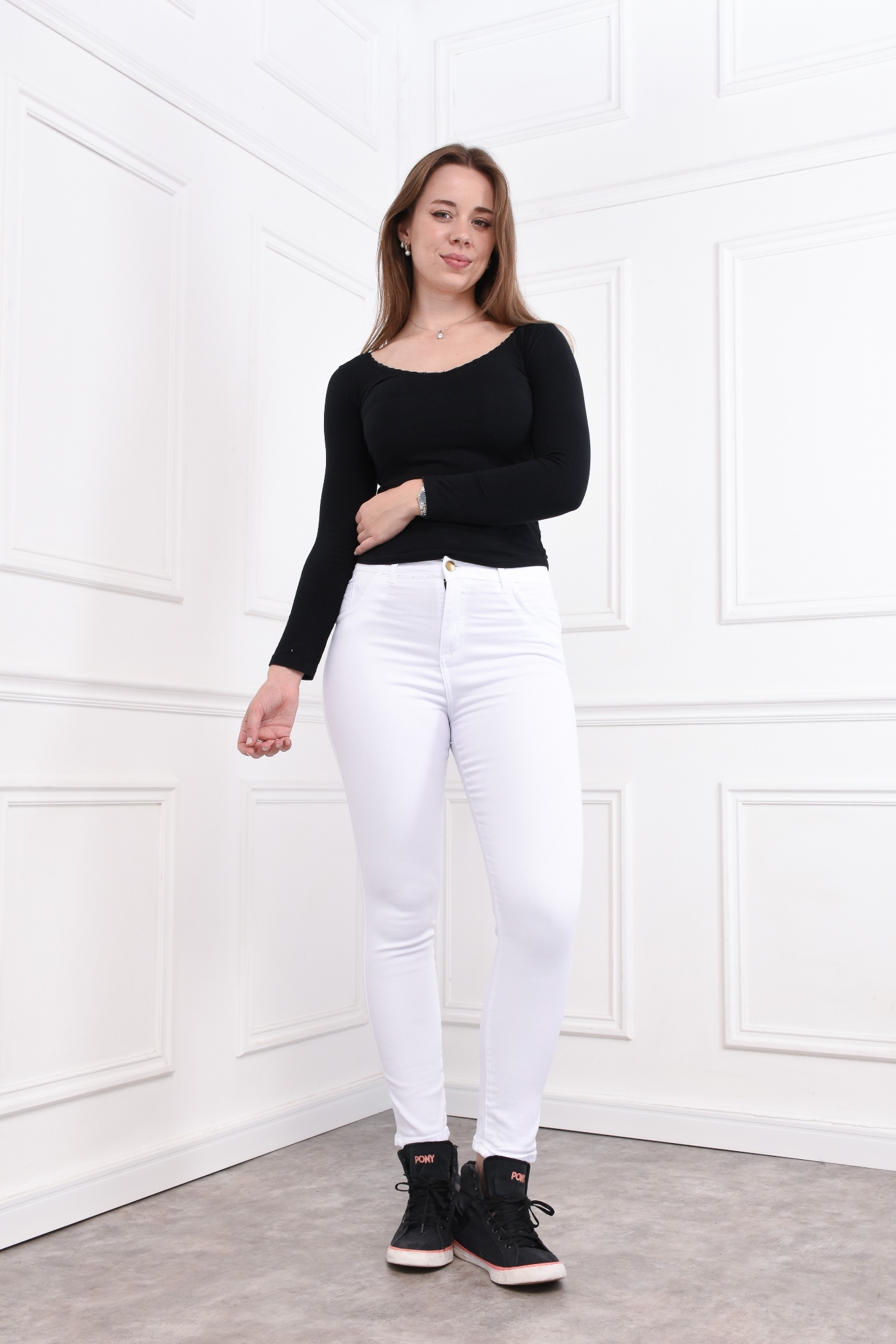 Pantalón Blanco!!!!!!! Elastizado - Imagen 6