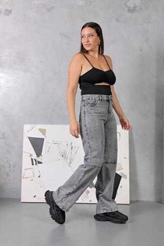 Wide Leg Gray! con Detalle! Rigido - Miniatura 3