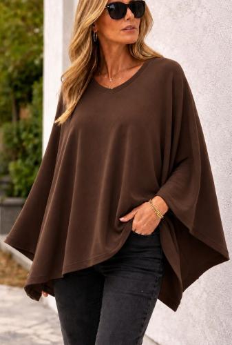 Poncho de Lanilla Brush
