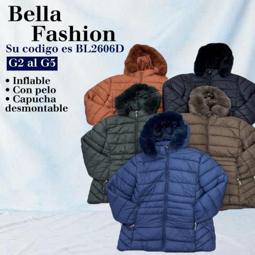 Campera con Piel Talle Especial