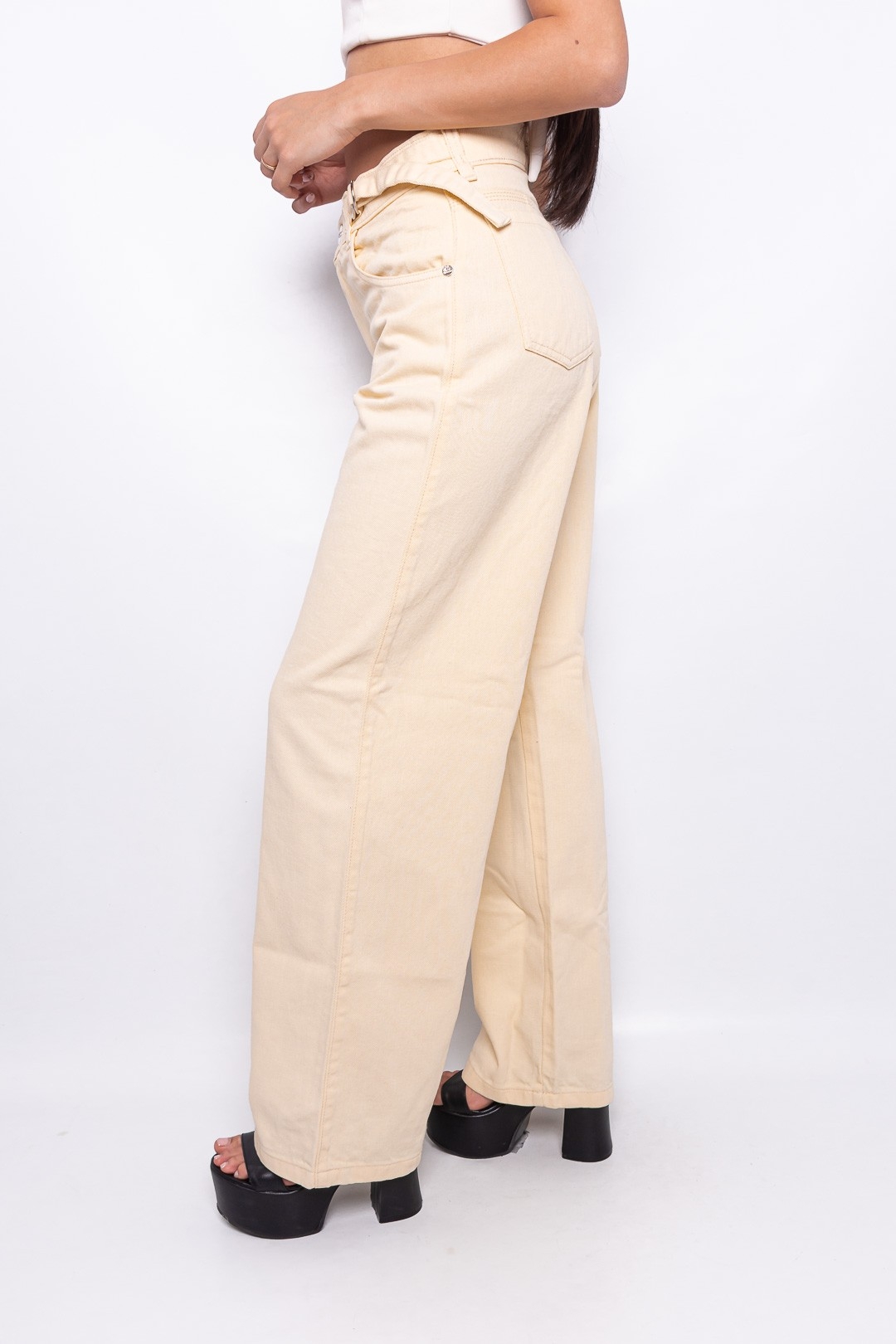 Wide Leg Amarillo - Imagen 3