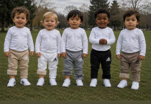  Pantalón Adidas  Bebé con Piel por Dentro Tela Jersey con Piel Súper Calentita