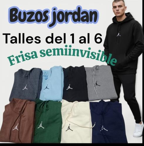 Buzo Jordan Bordado Frizado