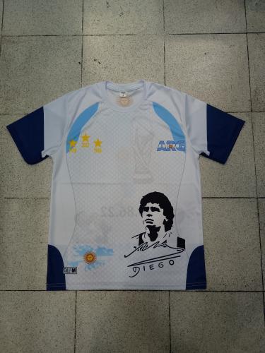 Remera/ Camiseta de Maradona y Messi