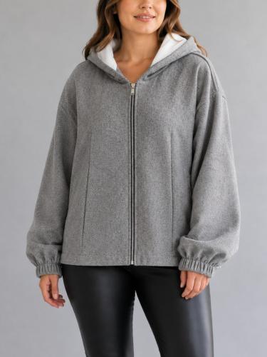 Campera C/capucha Paño