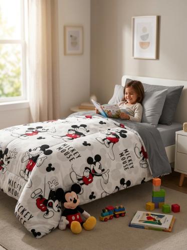 Acolchado Flannel Piñata Mickey Mouse 1 1/2 Plaza Suave Abrigado - Licencia Disney - Miniatura 3