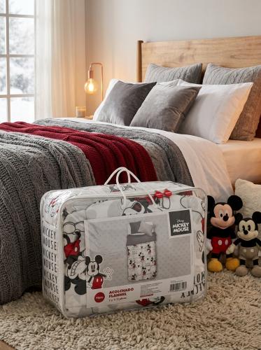 Acolchado Flannel Piñata Mickey Mouse 1 1/2 Plaza Suave Abrigado - Licencia Disney - Miniatura 4