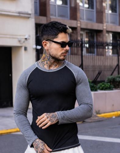 Camiseta Combinada Térmica