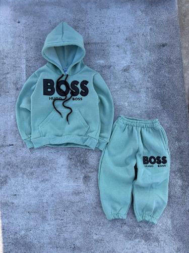  Conjunto Boss Bebé    Friza Invisible Premium  Logos Todo Bordado - Miniatura 4