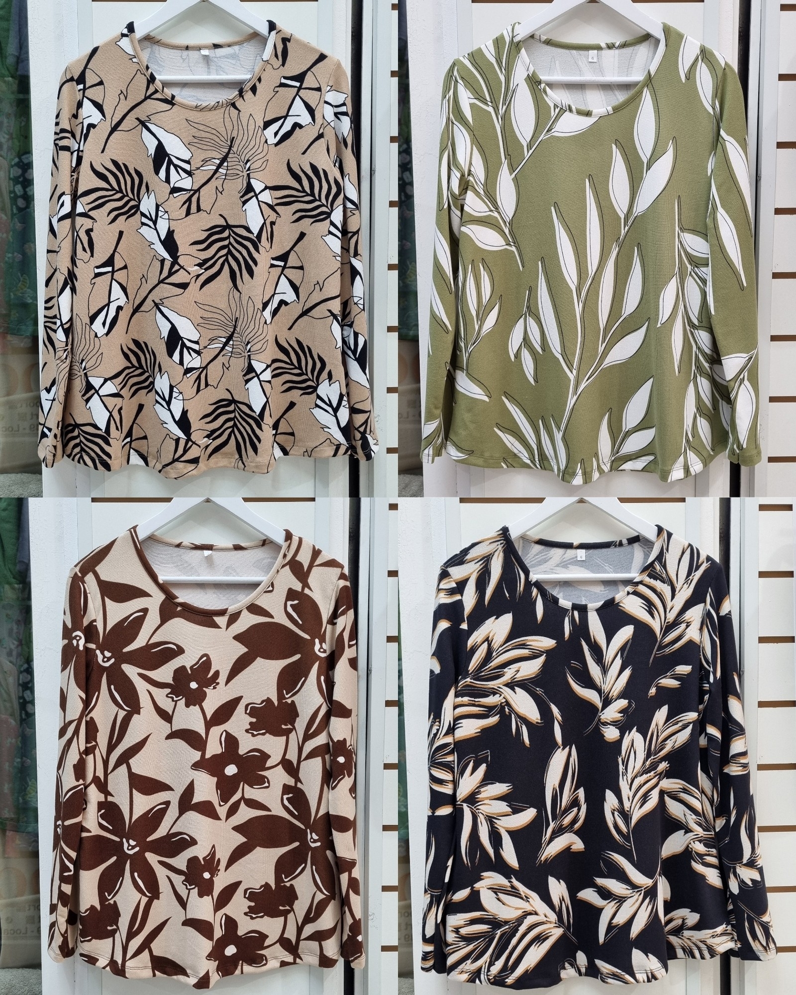 Camisetas de Lanilla Cashmire Estampada en Talles Especiales - Imagen 1