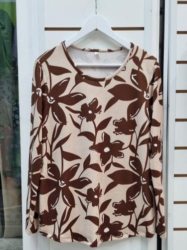 Camisetas de Lanilla Cashmire Estampada en Talles Especiales - Miniatura 4