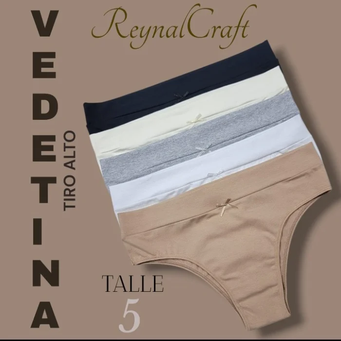 Vedetina Algodón Liso Talle Xxl