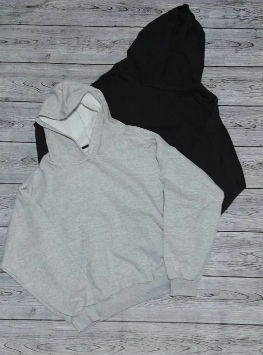 Buzo Liso Boxy Fit Talle S