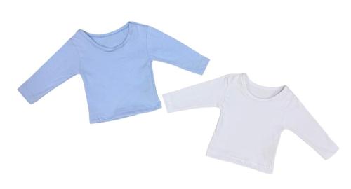 Camiseta Recien Nacido hasta 3 Meses Jersey Algodón Peinado