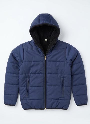 Campera Inflable Escolar con Corderito en Su Interior